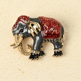 ブローチ レディース ぞう ゾウ 象 動物 サファリ 可愛い プレゼント BR | lunolumo | 詳細画像4 