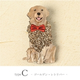 ブローチ レディース 犬 | lunolumo | 詳細画像6