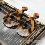 イヤリング レディース べっ甲柄 | lunolumo | 詳細画像1 