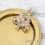 クリスマス ブローチ クリスマスツリー | lunolumo | 詳細画像1 