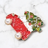 クリスマス ブローチ クリスマスツリー | lunolumo | 詳細画像5 