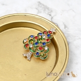 クリスマス ブローチ クリスマスツリー | lunolumo | 詳細画像1 