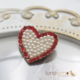 ブローチ レディース ハート | lunolumo | 詳細画像1 