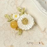 ブローチ レディース ヒナギク | lunolumo | 詳細画像1 
