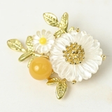 ブローチ レディース ヒナギク | lunolumo | 詳細画像5 