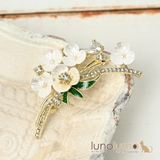 ブローチ レディース キュービックジルコニア | lunolumo | 詳細画像1 