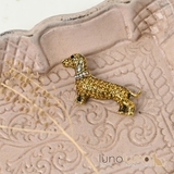 ブローチ レディース ミニチュアダックスフント | lunolumo | 詳細画像1 