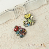 ブローチ レディース 猫 | lunolumo | 詳細画像1 