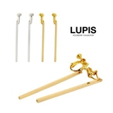 スクエアバーロングイヤリング【ネジバネ式】 | LUPIS | 詳細画像1 