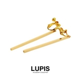 スクエアバーロングイヤリング【ネジバネ式】 | LUPIS | 詳細画像2 