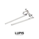 スクエアバーロングイヤリング【ネジバネ式】 | LUPIS | 詳細画像3 