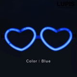 ブルー | グローハートメガネ【1回使い切り】 | LUPIS
