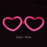 ピンク | グローハートメガネ【1回使い切り】 | LUPIS