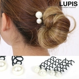 【2個セット】パールロングスクリューヘアピン | LUPIS | 詳細画像1