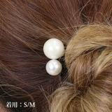 【2個セット】パールロングスクリューヘアピン | LUPIS | 詳細画像5