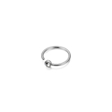 シルバー8mm | ノストリルリングボディピアス 鼻ピアス | LUPIS