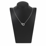 ツインリングネックレス 【キュービックジルコニア CZ | LACORDE | 詳細画像5