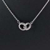 ツインリングネックレス 【キュービックジルコニア CZ | LACORDE | 詳細画像6