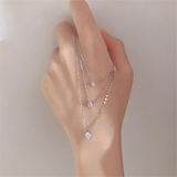 キュービックジルコニアワンポイントネックレス(3mm)【LACORDE】 | LACORDE | 詳細画像5