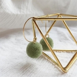 ポンポンハーフフープピアス【アクセサリー アクセ レディース | LUPIS | 詳細画像6 