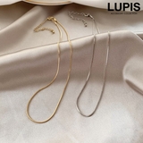 シンプルスネークチェーンネックレス | LUPIS | 詳細画像1 