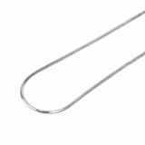 シルバー | シンプルスネークチェーンネックレス | LUPIS