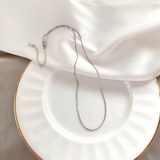 シンプルスネークチェーンネックレス | LUPIS | 詳細画像4 