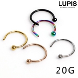 シンプルボールノストリルリングボディピアス 鼻ピアス | LUPIS | 詳細画像1