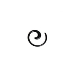 14G | アクリルスパイラルボディピアス 拡張器 | LUPIS