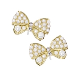 パヴェパールリボンピアス | LUPIS | 詳細画像3