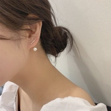 バー×パールバックキャッチピアス | LUPIS | 詳細画像2