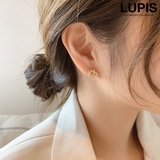 ツインスクエアフレームピアス | LUPIS | 詳細画像1