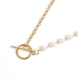 パール×チェーンマンテルネックレス | LUPIS | 詳細画像3 