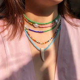 カラービーズチョーカーネックレス 【チョーカー ネックレス | LUPIS | 詳細画像5 