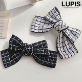 ツイードBIGリボンバレッタ【ヘアアクセサリー】 | LUPIS | 詳細画像1