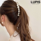 パールラインバナナクリップ【ヘアアクセサリー】 | LUPIS | 詳細画像1 