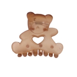 ブラウン | ベアーミニバンスクリップ 【小さめ ミニ | LUPIS