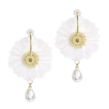 フープピアス | シフォンフラワーピアス | LUPIS