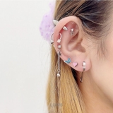 ≪16G≫ワンポイントスターストレートバーベルボディピアス | LUPIS | 詳細画像4