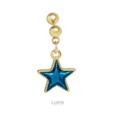 スター | ≪20G≫スター×フラワーチャームストレートバーベルボディピアス  | LUPIS
