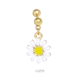フラワー | ≪20G≫スター×フラワーチャームストレートバーベルボディピアス  | LUPIS