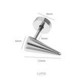 ≪16G≫コーン×ダンベルストレートバーベルボディピアス  | LUPIS | 詳細画像3 