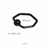 ≪16G≫ヘキサゴンキャプティブビーズリングボディピアス | LUPIS | 詳細画像3