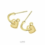 ハートチャームプチフープピアス  | LUPIS | 詳細画像2 