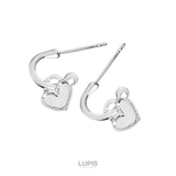 ハートチャームプチフープピアス  | LUPIS | 詳細画像3 