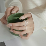 マーブル×オーロラ×パールリングセット【3本セット 指輪】 | LUPIS | 詳細画像2 