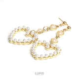 パールハートフレームピアス  | LUPIS | 詳細画像3 