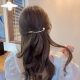 カーブライン一粒パールヘアバレッタ  | LUPIS | 詳細画像5 