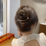 カーブライン一粒パールヘアバレッタ  | LUPIS | 詳細画像7 