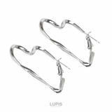 ねじれハートフープピアス【S925ポスト】 | LUPIS | 詳細画像4